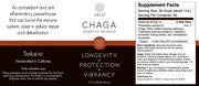 Chaga (Skin Health/Beauty/Detox) Mushroom Tincture 2 oz.
